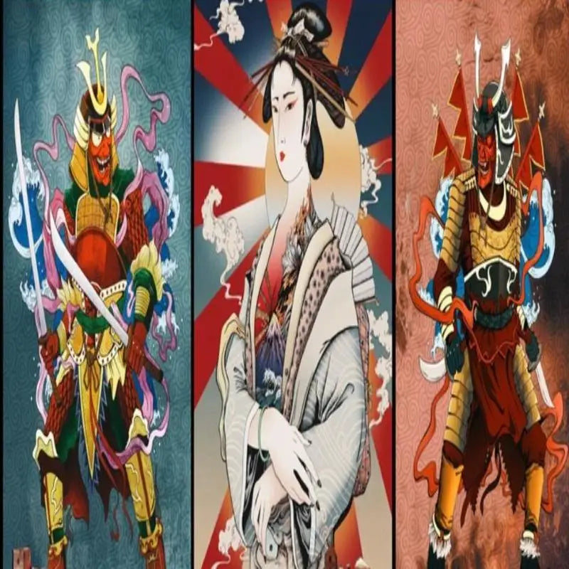 Japans Duel Samurai Warrior-behang - Second Image