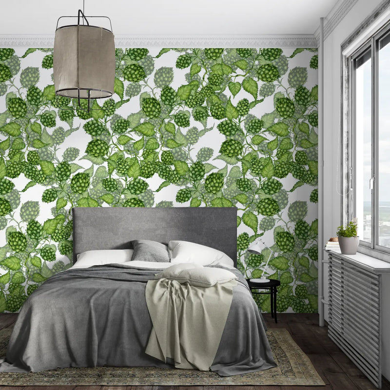 Papier Peint Motif Vert - mural