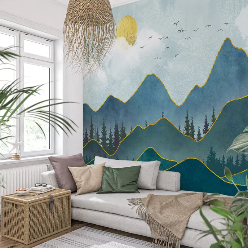 Papier Peint Mural Montagne - Second Image