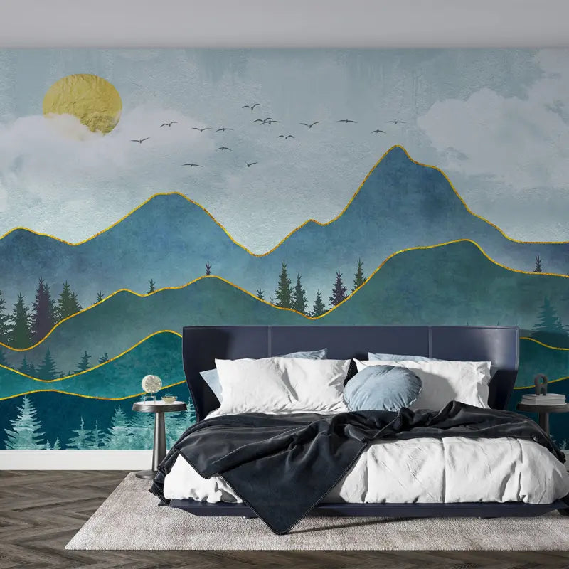 Papier Peint Mural Montagne - Second Image