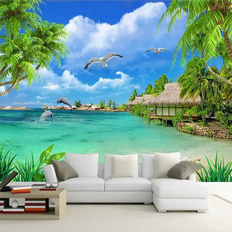 beach wall mural - Second Image