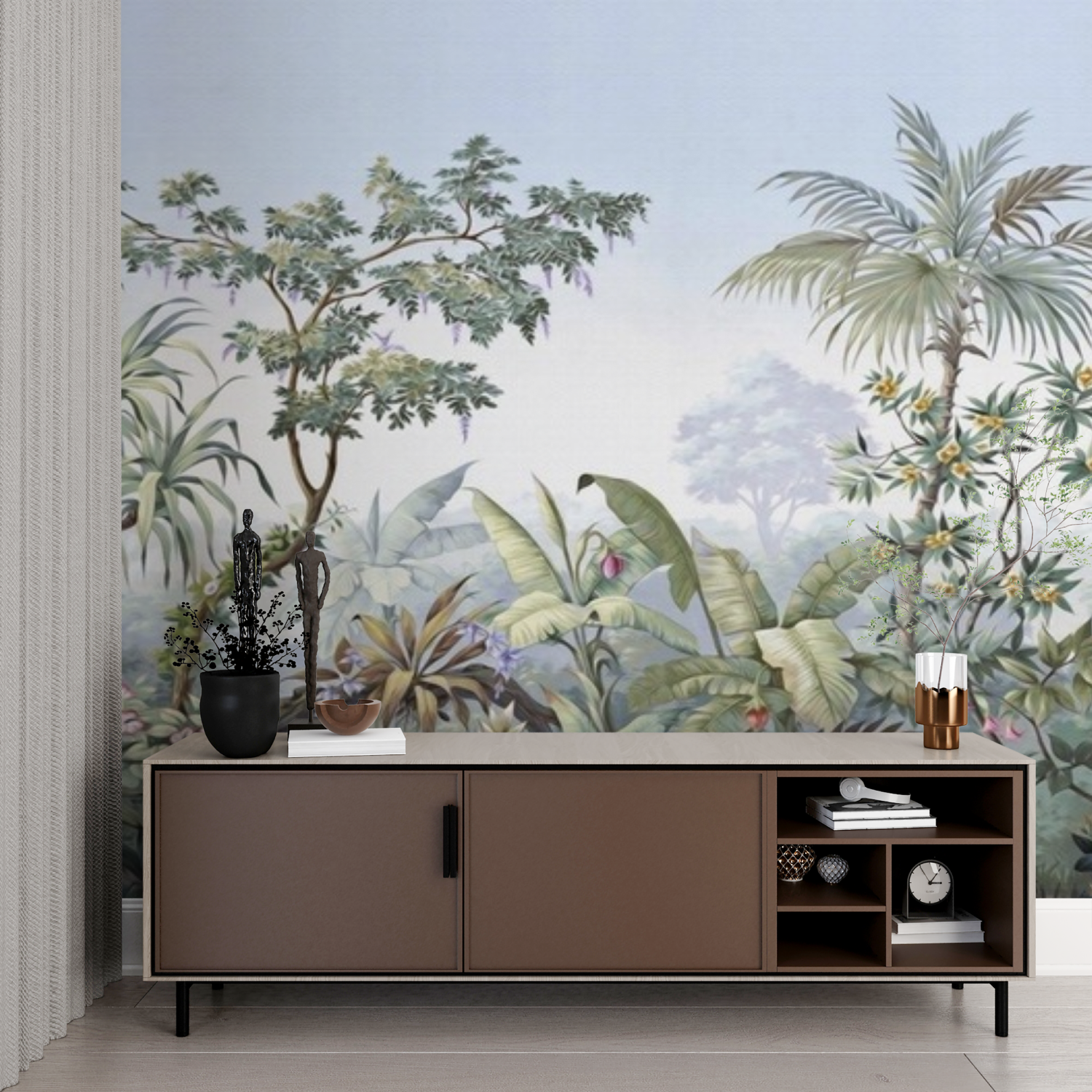 Jungle natuur behang