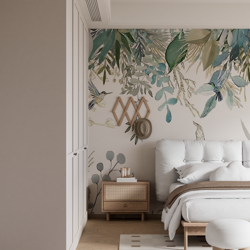 Scandinavisch natuurlijk behang