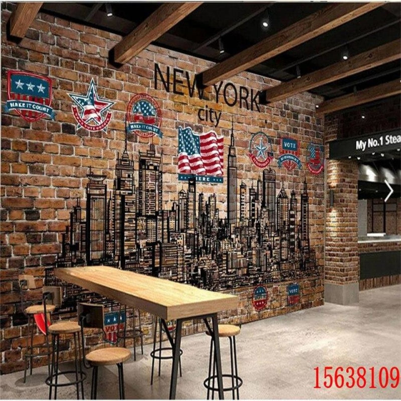 Papier Peint New York Brique