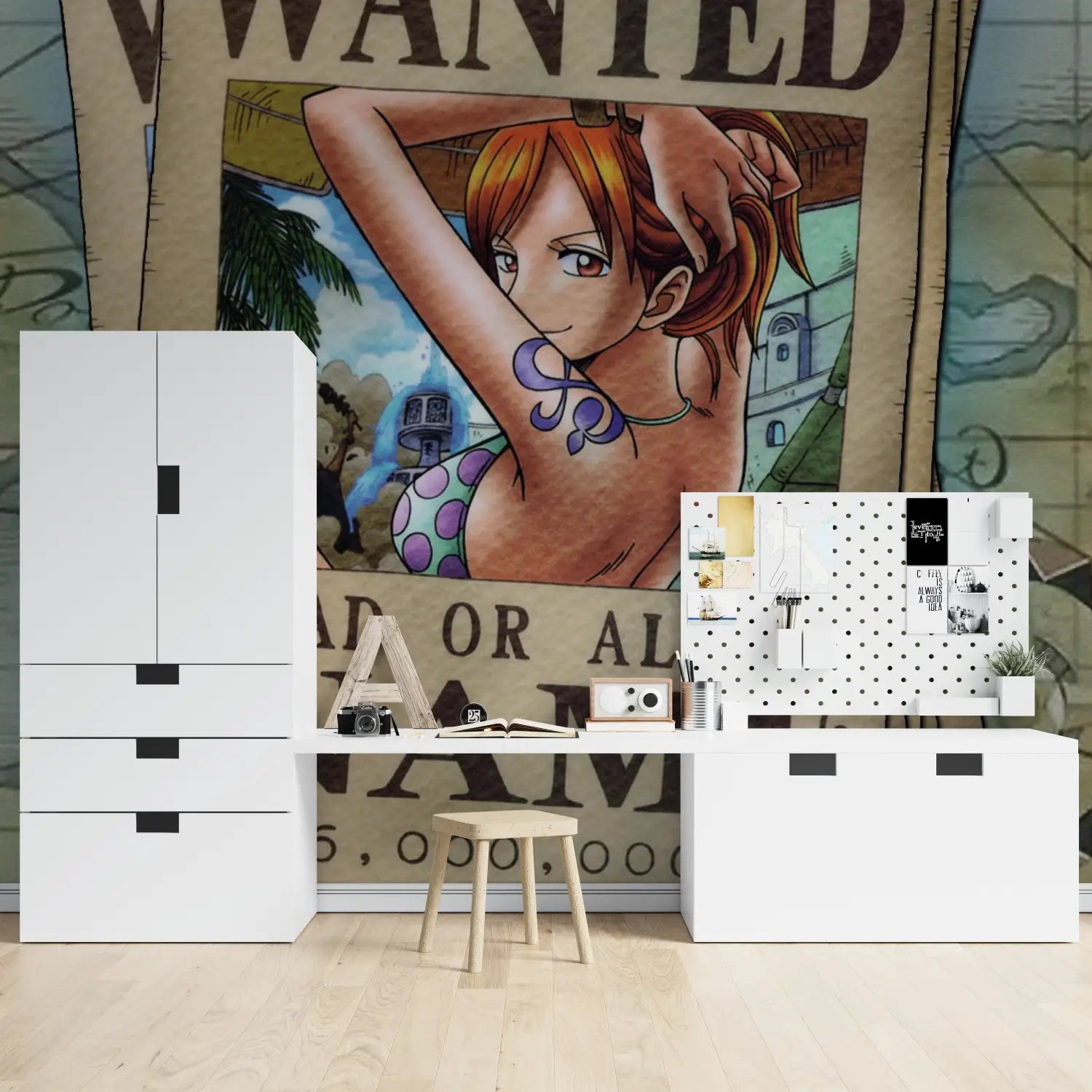 Papier Peint One Piece Nami - tapisserie garçon