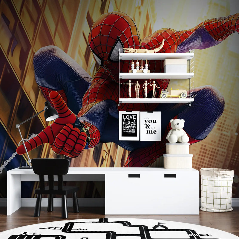 Papier Peint Spiderman 1 - tapisserie garçon