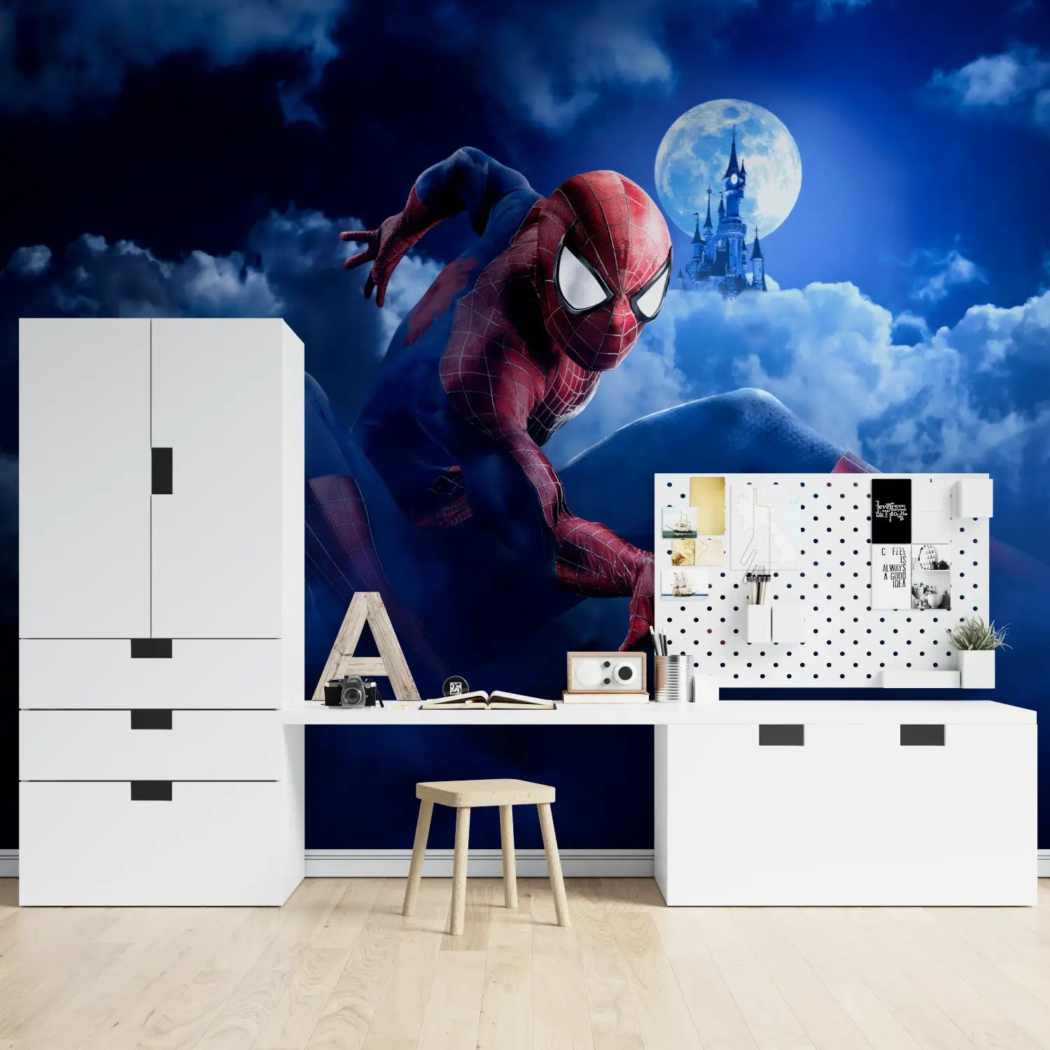 Papier Peint Spiderman Disney - tapisserie garçon