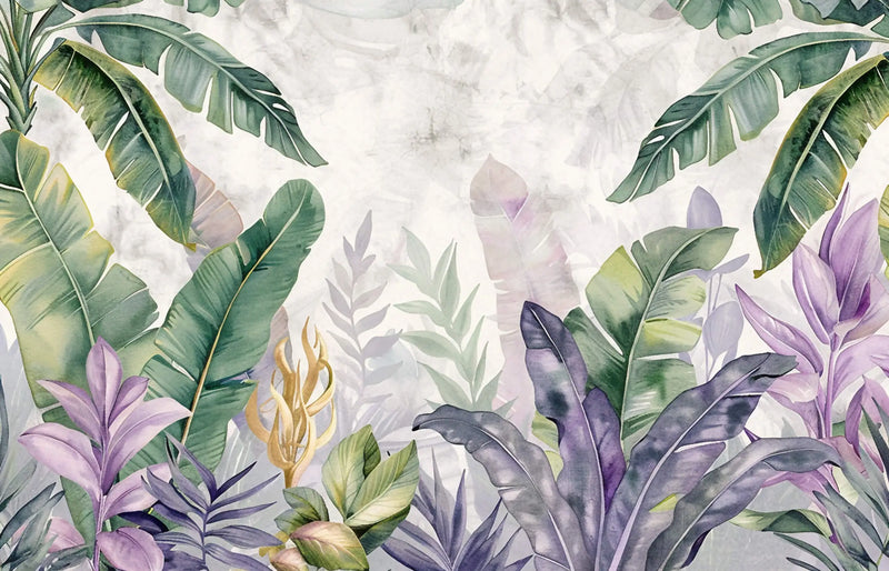 Papier Peint Tropical Violet