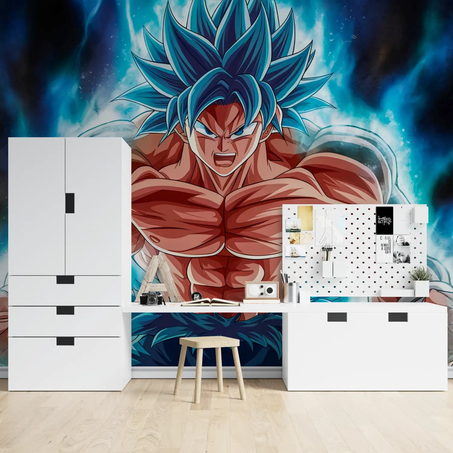 Vegeta behang tienerslaapkamer - Second Image