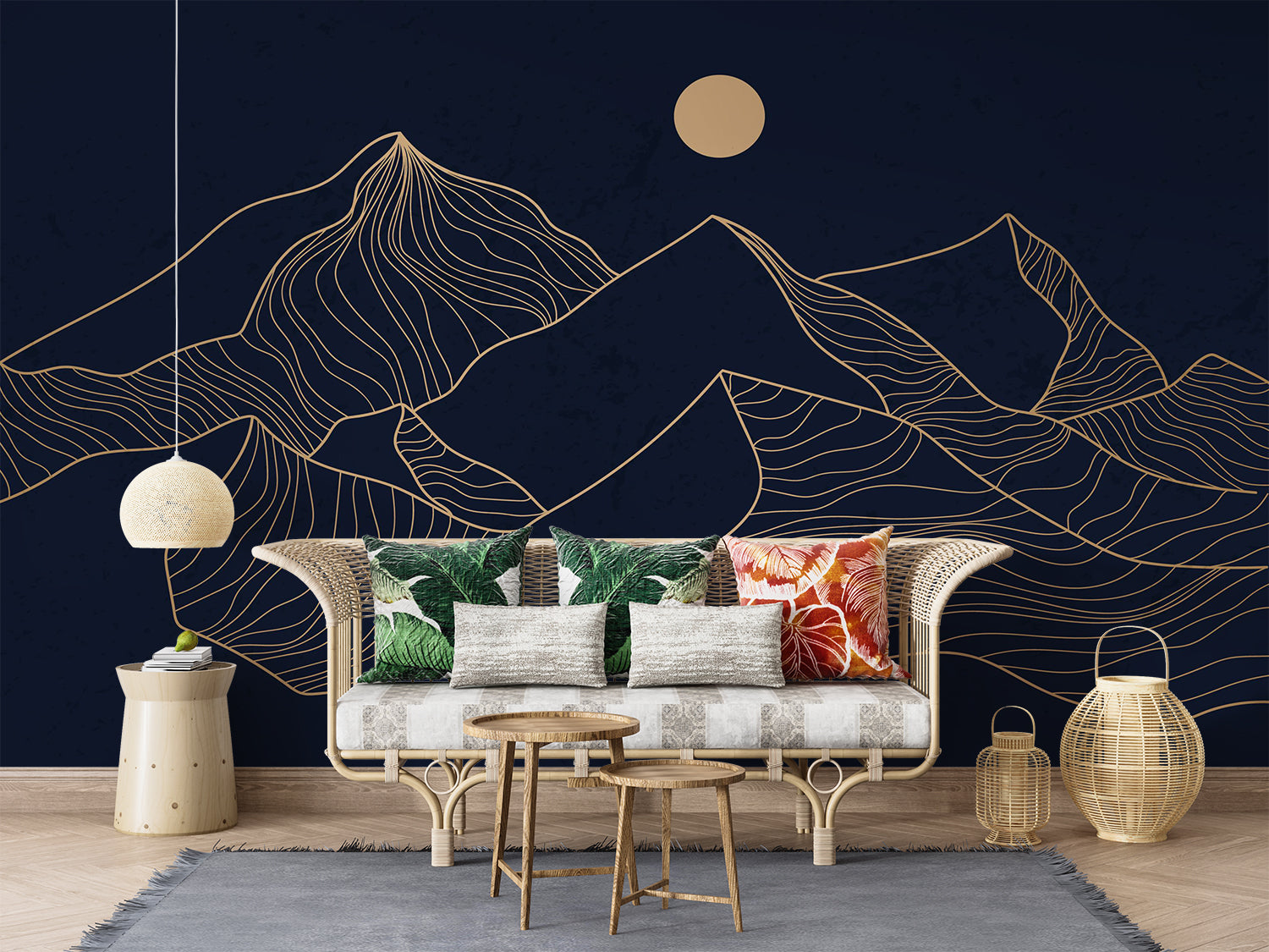 Papier Peint Panoramique Montagne Scandinave