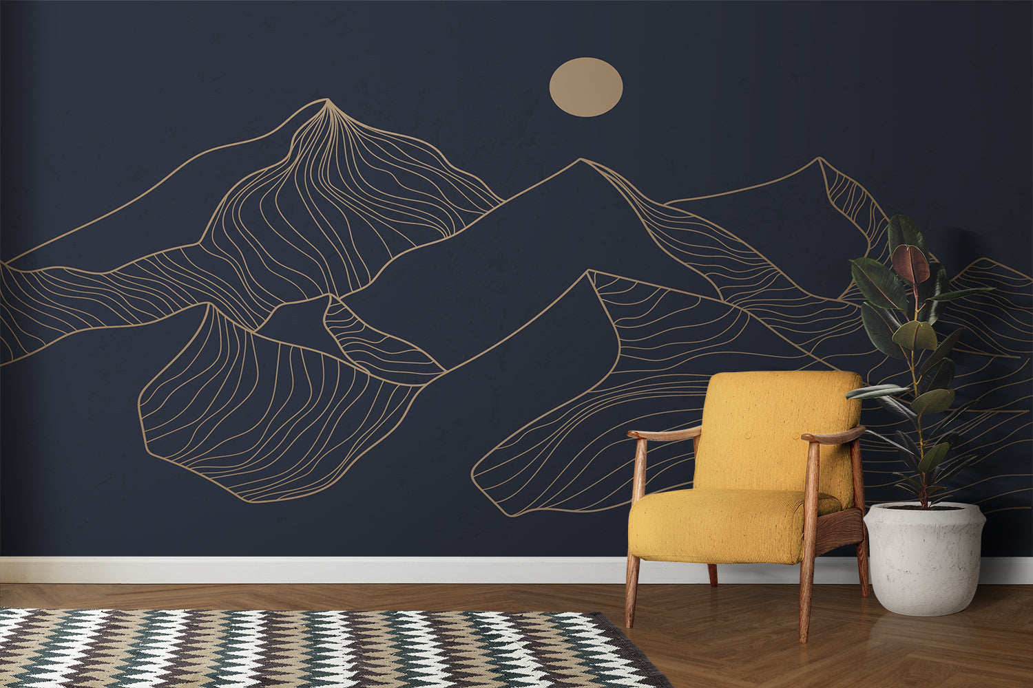 Papier Peint Panoramique Montagne Scandinave