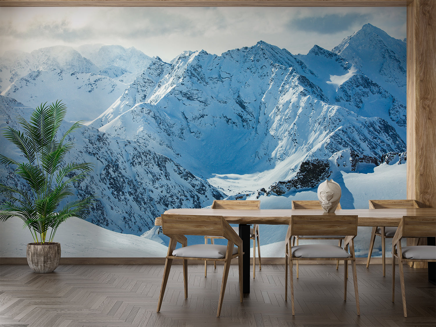 Papier Peint Panoramique Paysage Montagne