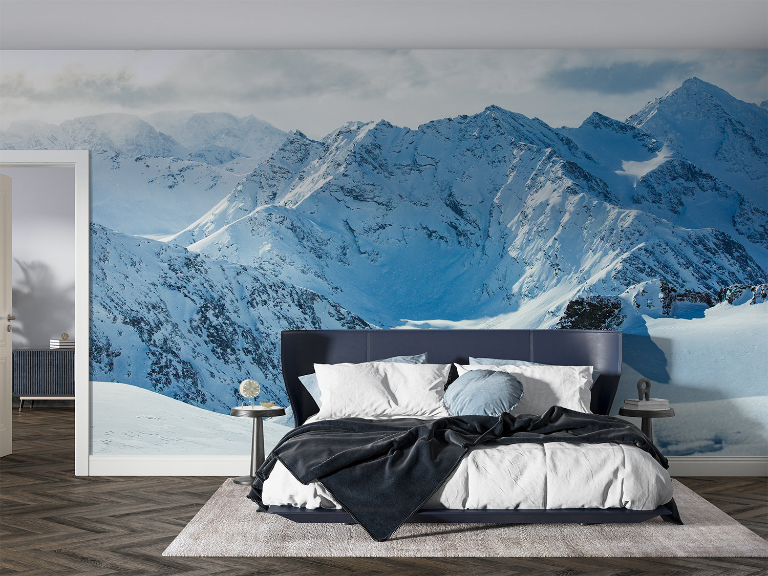 Papier Peint Panoramique Paysage Montagne