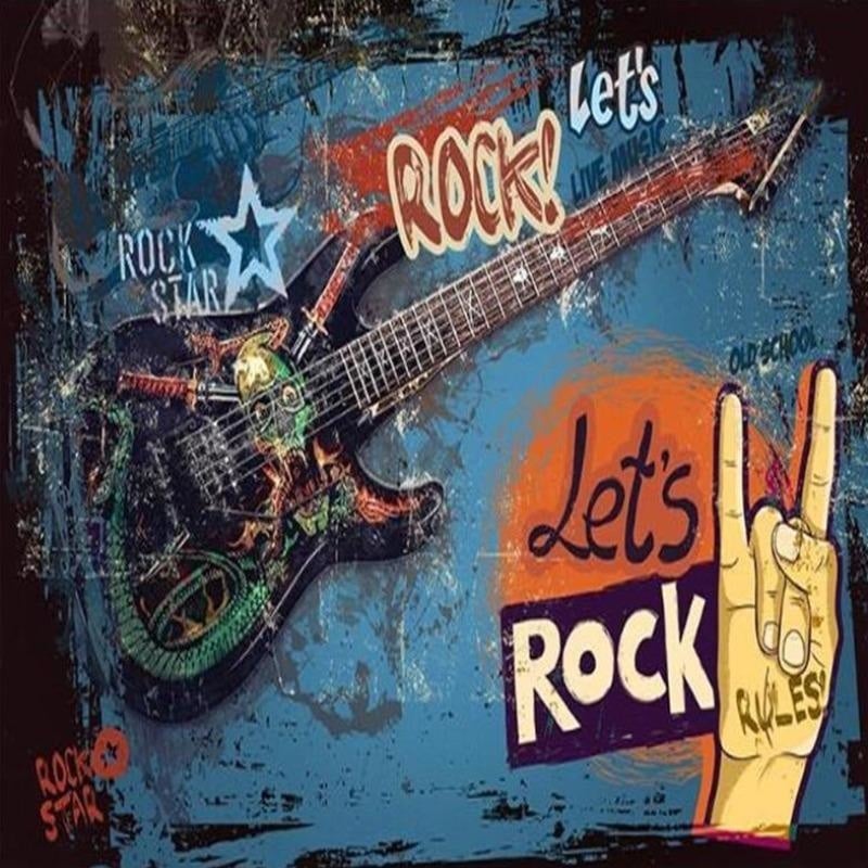 Rock-'n-roll-achtergrond - Second Image