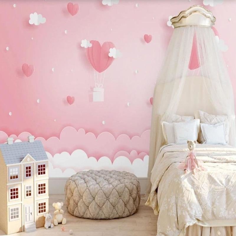 Pink Baby Room Wallpaper - Second Image