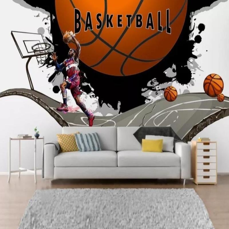 Tapisserie Murale Basket Ball